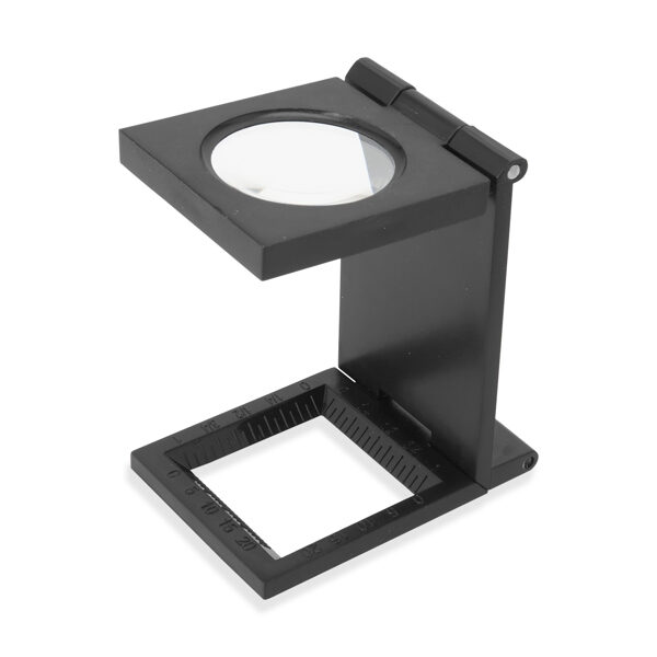 7 x izvelkams diegu skaitīšanas palielināmais stikls ar iebūvētu mērlineālu