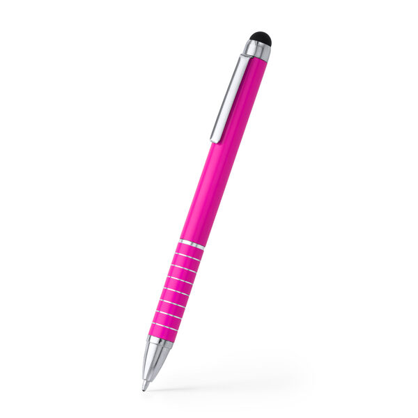 Alumīnija pildspalva ar pagriešanas mehānismu un skārienjutīgu galu