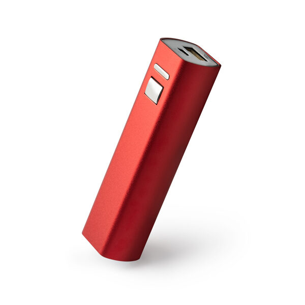 Ārējais akumulators izgatavots no alumīnija ar ietilpību 2600 mAh