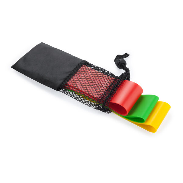 Elastīgu fitnesa lenšu komplekts, dažādi pretestības līmeņi