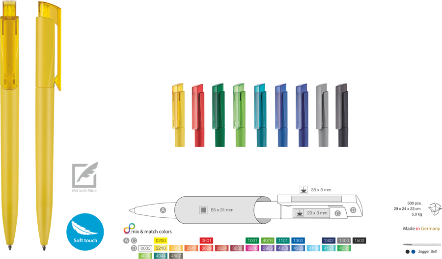 Plastmasas pildspalva FRESH SOFT