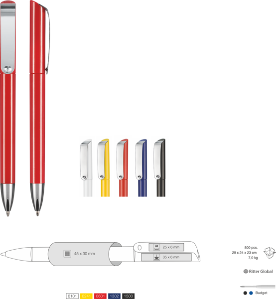 Plastmasas pildspalva GLOSSY