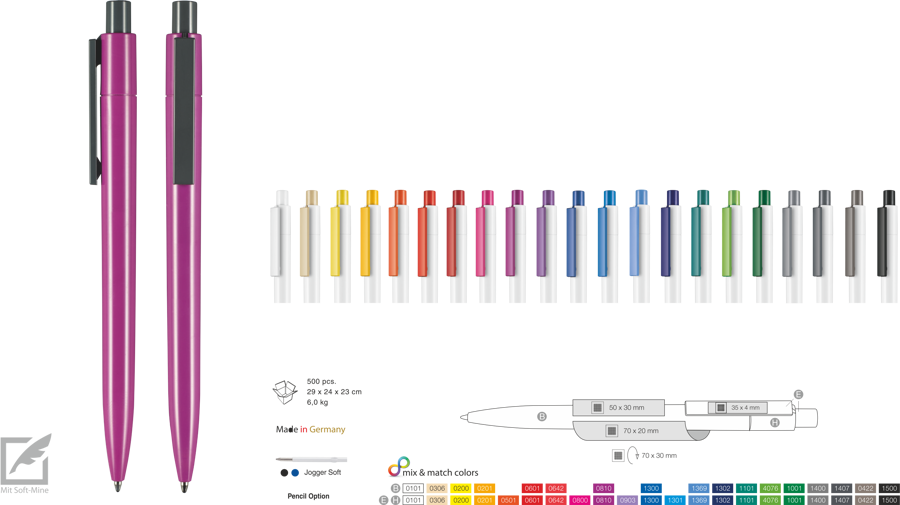 Plastmasas pildspalva PEAK