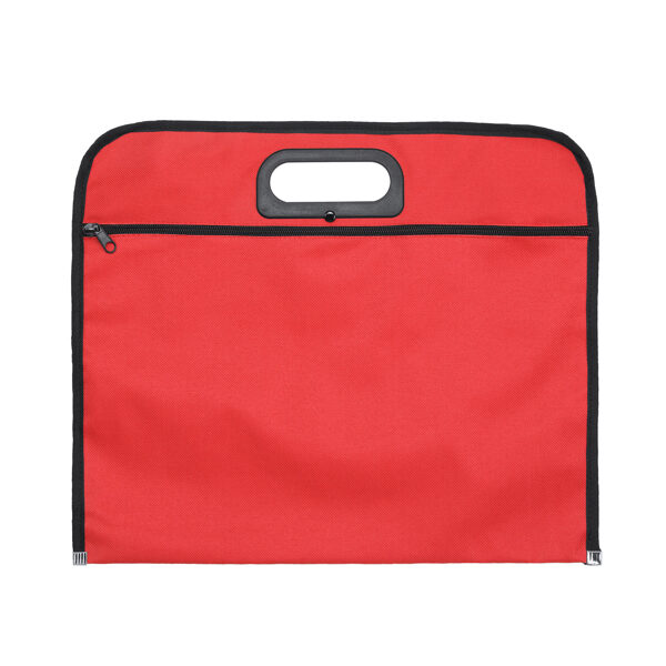 Portfelis, izgatavots no 600D poliestera, ar galveno nodalījumu un rāvējslēdzēja aizdari