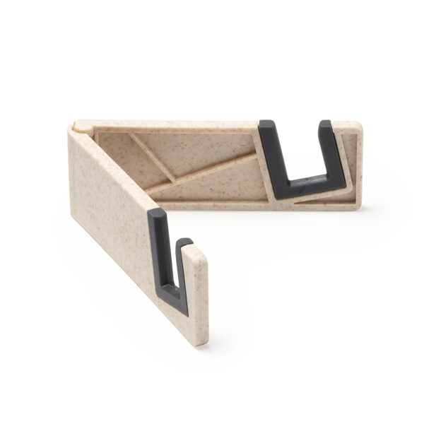 Salokāms mobilo tālruņu statīvs no kviešu šķiedras ar neslīdošām augšējām malām