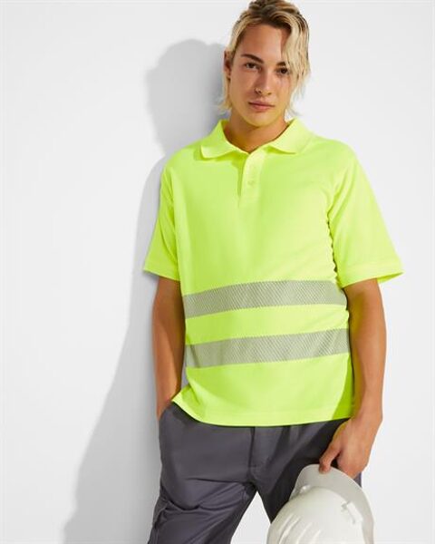 Tehniski augstas redzamības t-krekls ar īsām piedurknēm