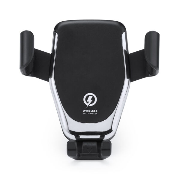Viedtālruņa turētājs ar bezvadu automašīnas lādētāju, viegli lietojams un pielāgojams jūsu transportlīdzeklim